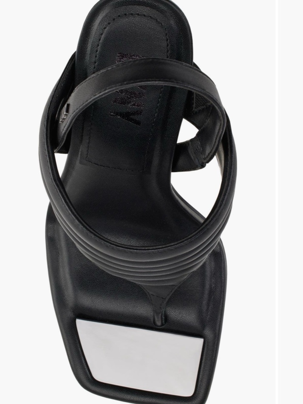 DKNY Ranae slingback sandals featuring quilted leather - Picture 3 of 8